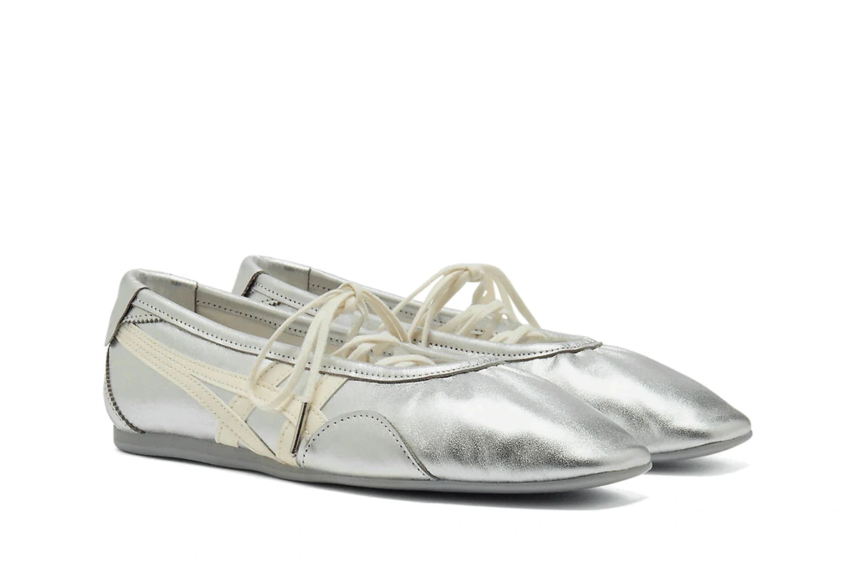 Sapatilha Onitsuka Tiger Gymnarina Silver Cream Prateado - foto 2