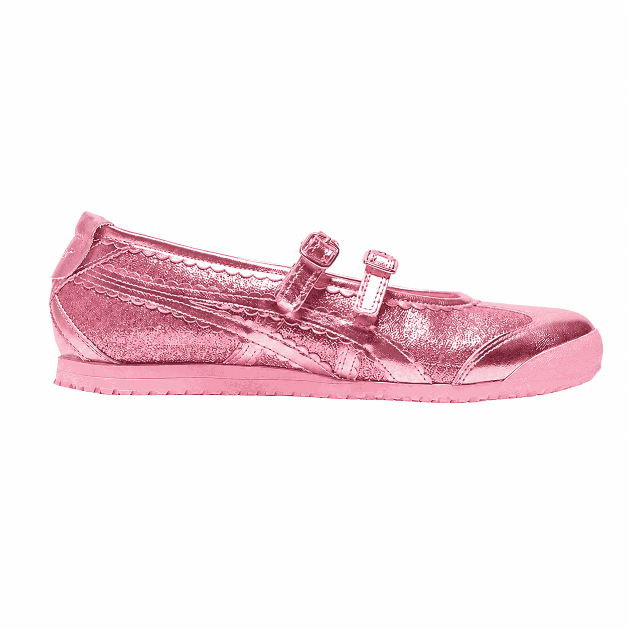 Tênis Onitsuka Tiger Mexico 66 TGRS Pink Cameo/Cotton Candy Glitter Pack Rosa