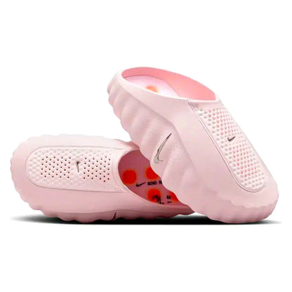 Chinelo Slide Nike Mind 001 Pearl Pink Rosa - par em vista lateral