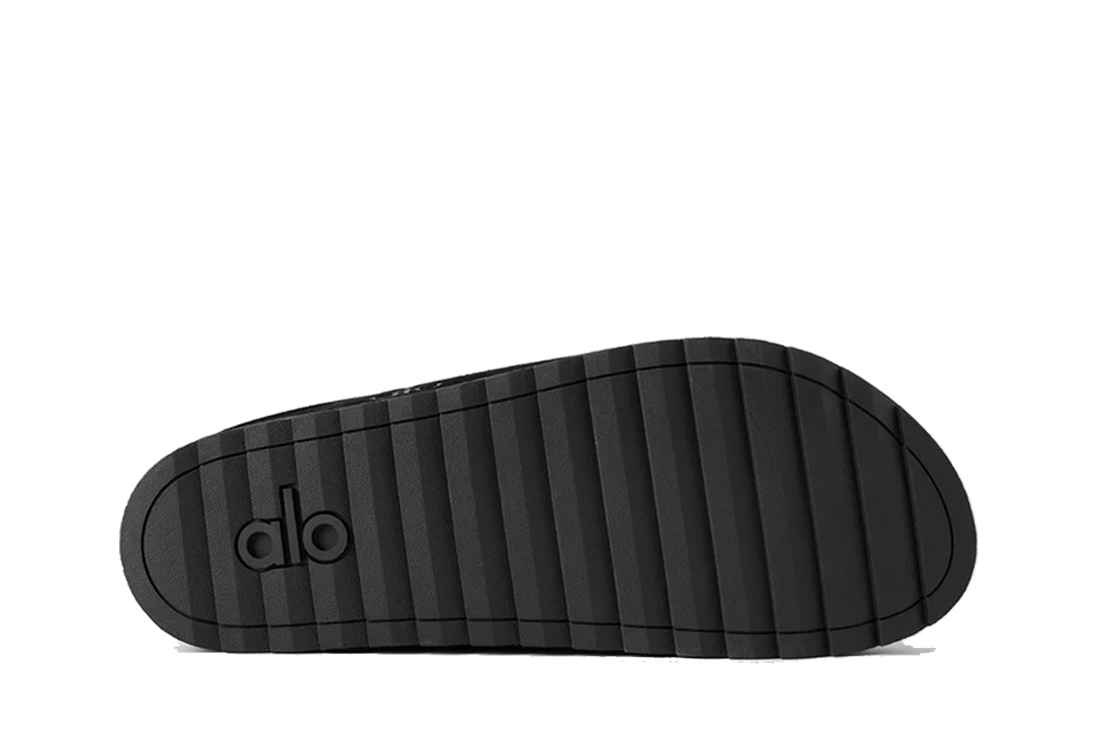 Slipper Alo Yoga Recovery Black Preto