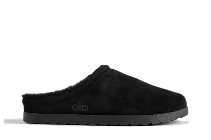 Slipper Alo Yoga Recovery Black Preto