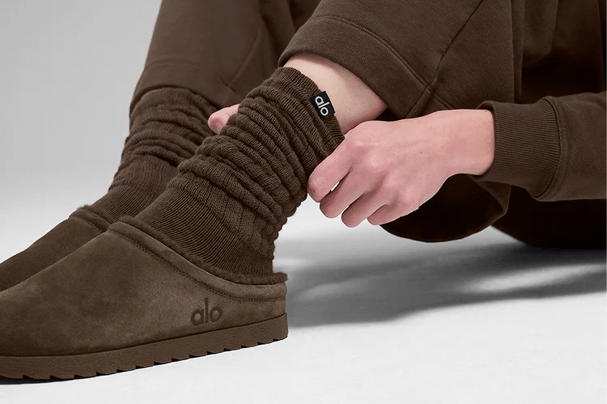 Slipper Alo Yoga Recovery Espresso Marrom