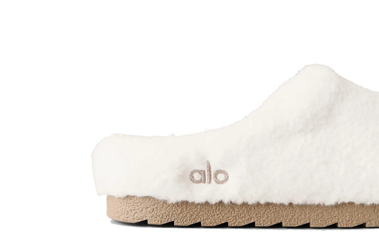 Slipper Alo Yoga Recovery Ivory Off White