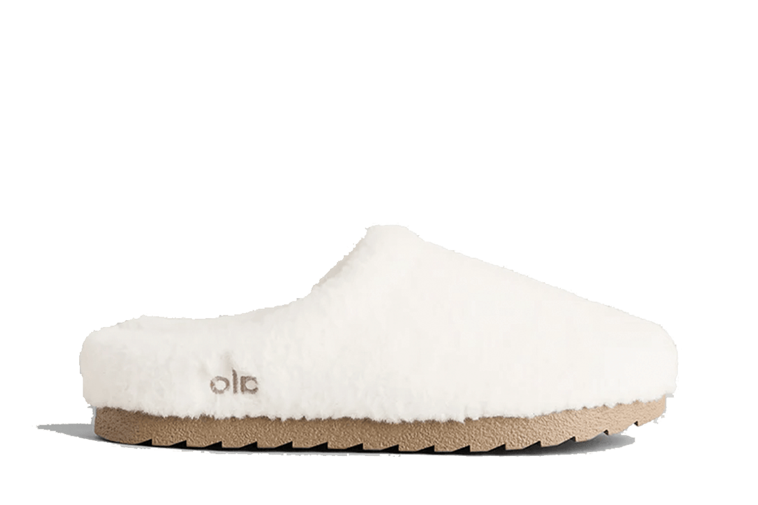 Slipper Alo Yoga Recovery Ivory Off White