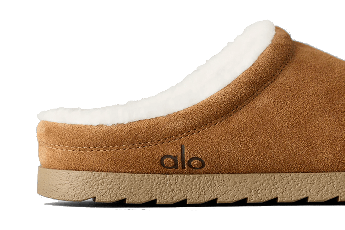 Slipper Alo Yoga Recovery Saddle/Ivory Bege