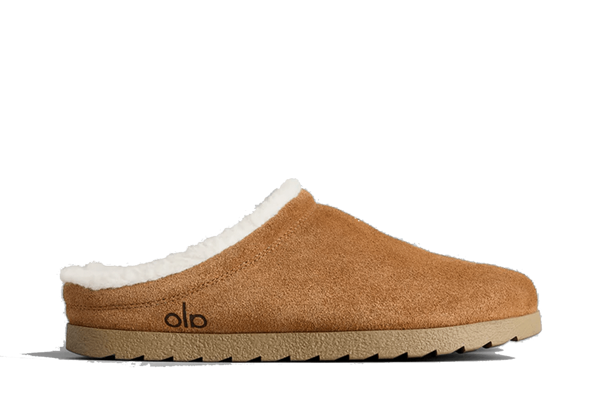 Slipper Alo Yoga Recovery Saddle/Ivory Bege