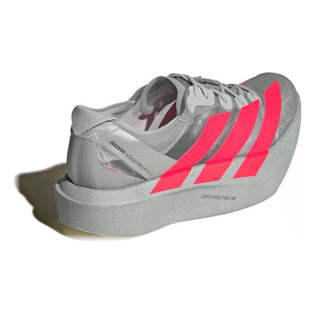 Tênis adidas Adizero Adios Pro Evo 2 Cinza Rosa