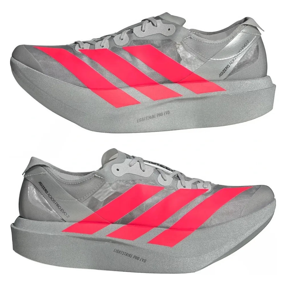 Tênis Adidas Adizero Adios Pro Evo 2 Cinza Rosa - foto 7