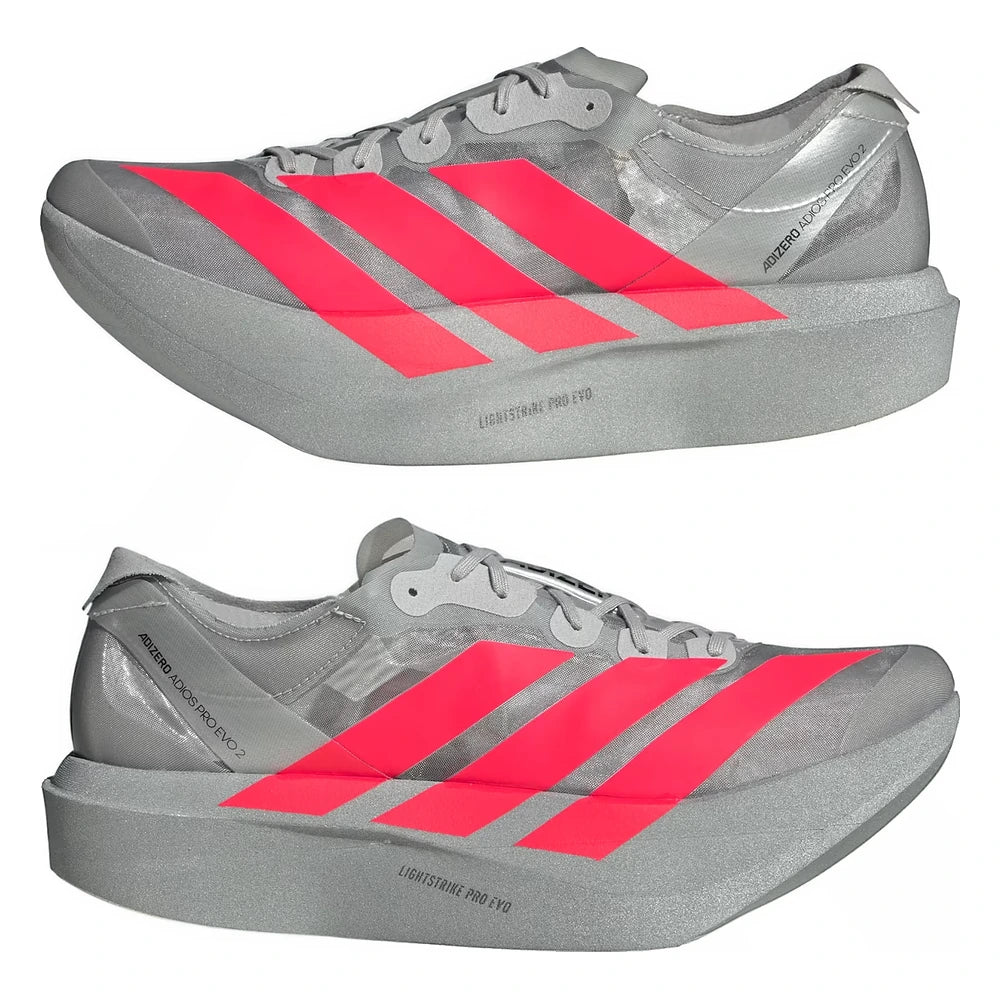 Tênis adidas Adizero Adios Pro Evo 2 Cinza Rosa