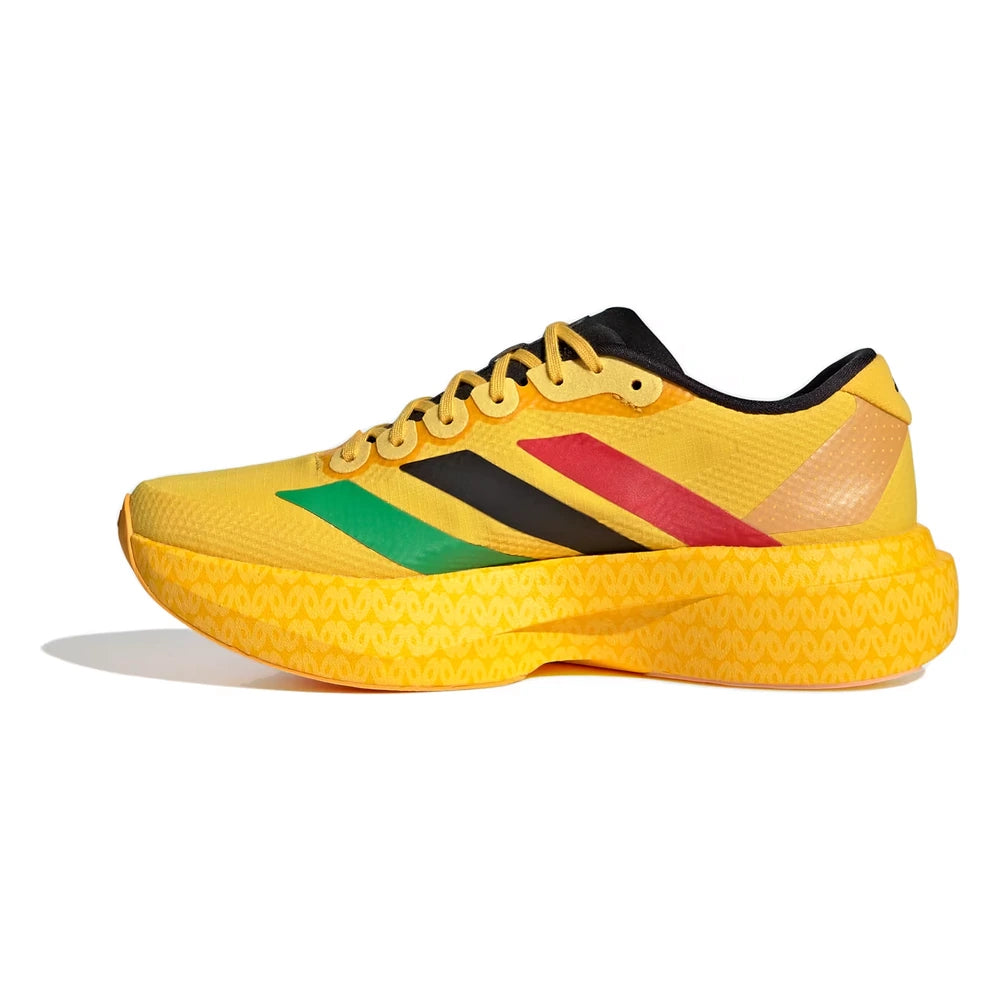Tênis adidas Adizero EVO SL Jamaica 26 x Bob Marley Amarelo