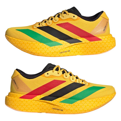Tênis adidas Adizero EVO SL Jamaica 26 x Bob Marley Amarelo