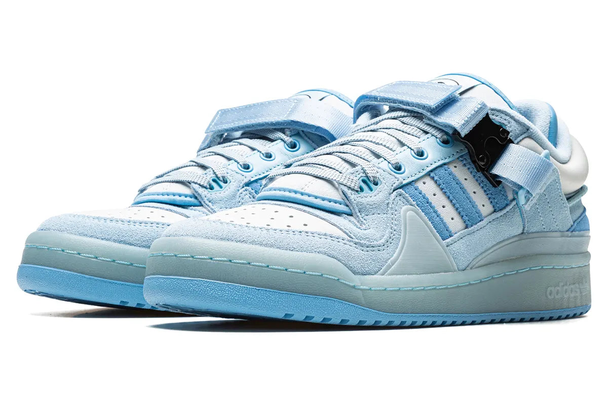 Tênis adidas Forum Buckle Low x Bad Bunny Blue Tint Azul - foto 2