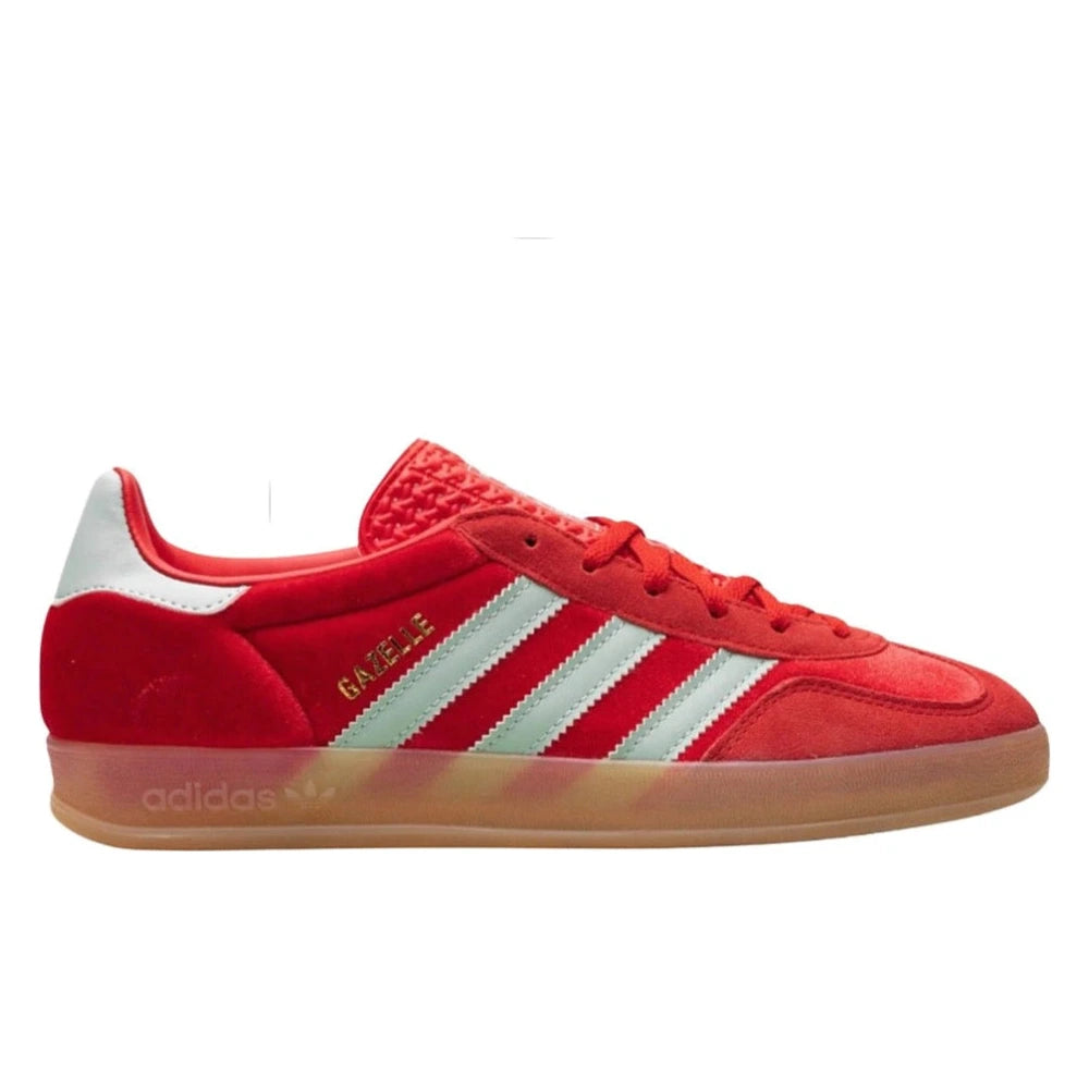 Tênis Adidas Gazelle Indoor Better Scarlet Green Velvet Vermelho