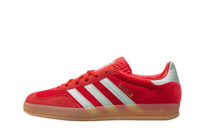 Tênis Adidas Gazelle Indoor Better Scarlet Green Velvet Vermelho
