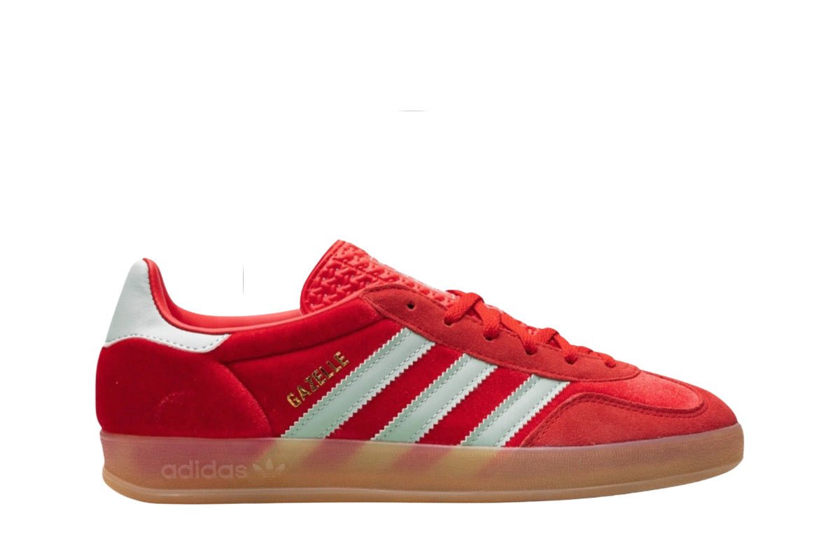 Tênis Adidas Gazelle Indoor Better Scarlet Green Velvet Vermelho