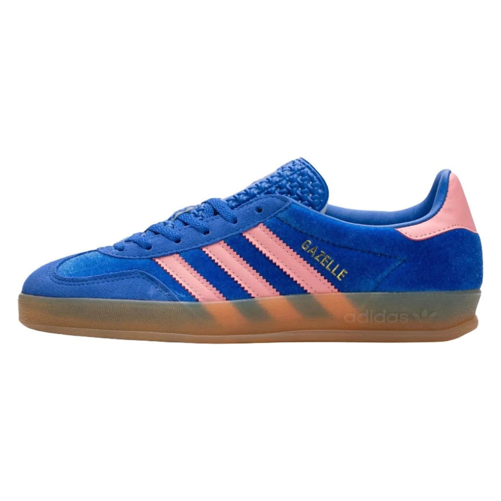 Tênis Adidas Gazelle Indoor Blue Semi Pink Velvet Azul - foto 2