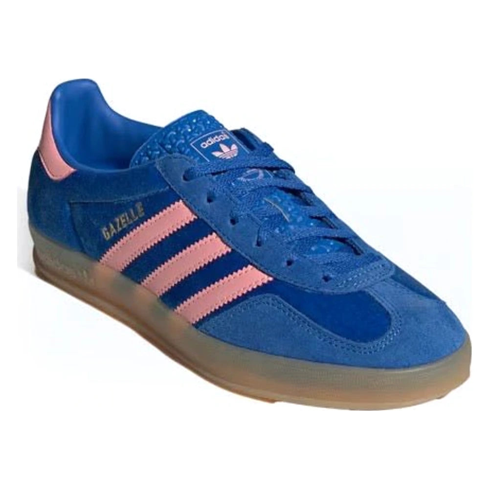 Tênis Adidas Gazelle Indoor Blue Semi Pink Velvet Azul - foto 3
