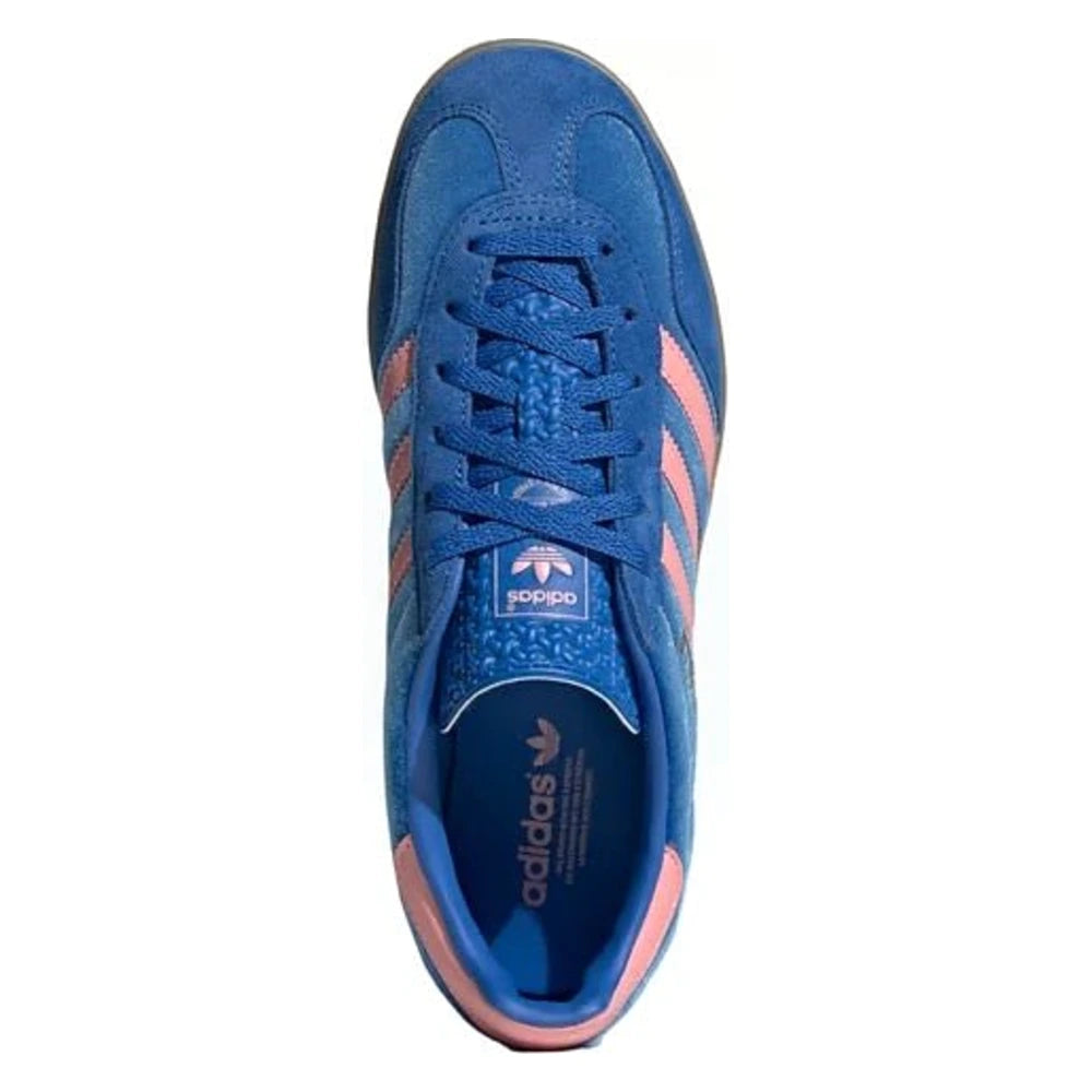 Tênis Adidas Gazelle Indoor Blue Semi Pink Velvet Azul - foto 4