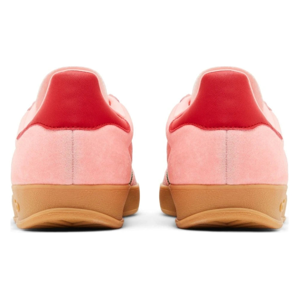 Tênis Adidas Gazelle Indoor Court Green Glow Pink Gum Rosa - foto 4