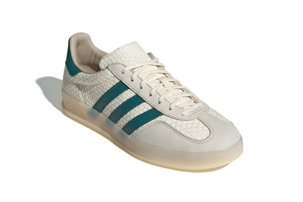 Tênis Adidas Gazelle Indoor Cream White Preloved Teal Branco