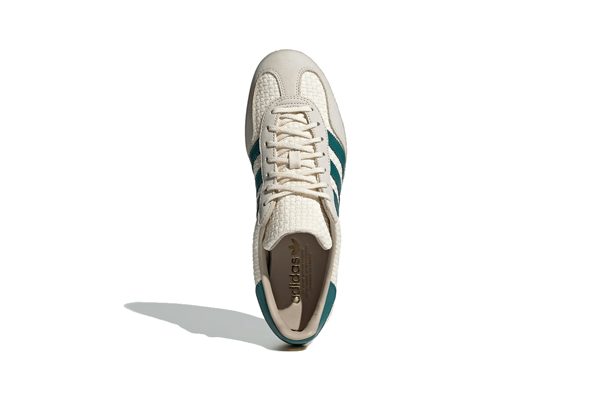 Tênis Adidas Gazelle Indoor Cream White Preloved Teal Branco