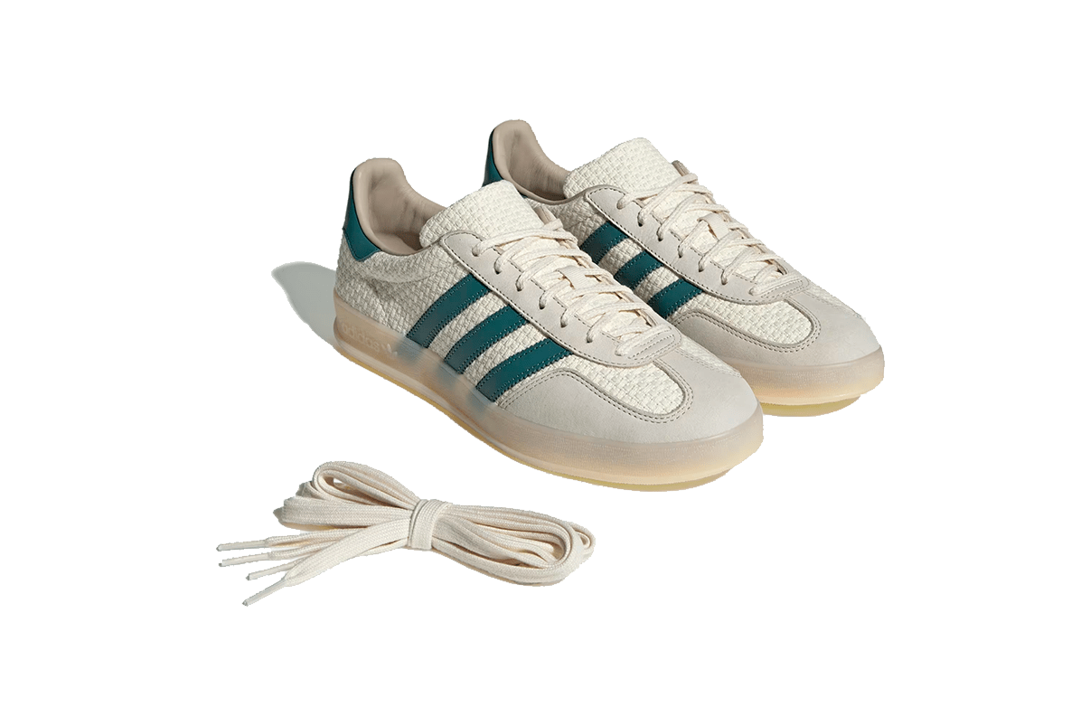 Tênis Adidas Gazelle Indoor Cream White Preloved Teal Branco