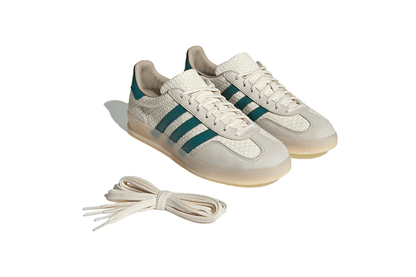 Tênis Adidas Gazelle Indoor Cream White Preloved Teal Branco