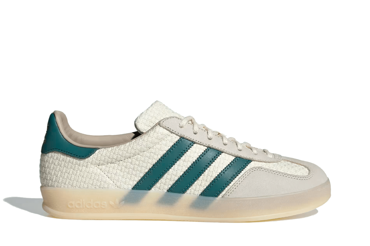 Tênis Adidas Gazelle Indoor Cream White Preloved Teal Branco