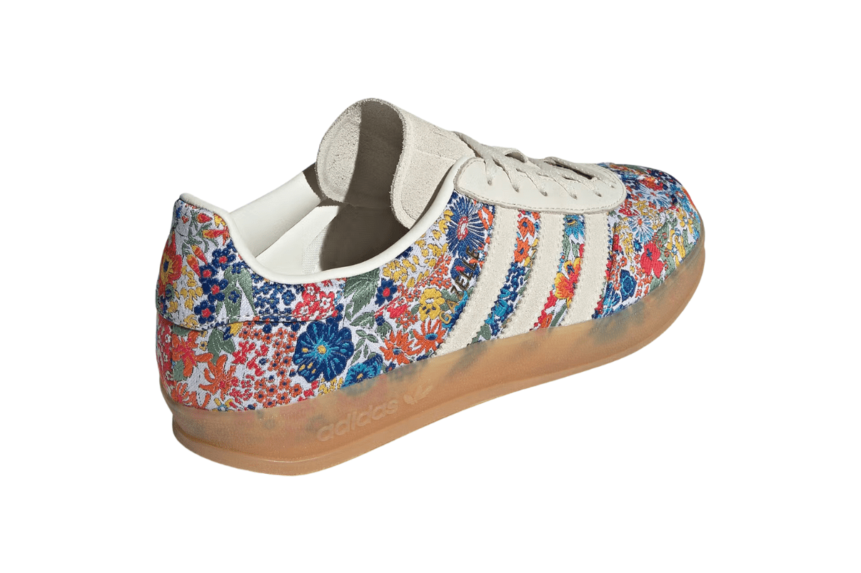 Tênis Adidas Gazelle Indoor Liberty London Floral Embroidery Multi-Color