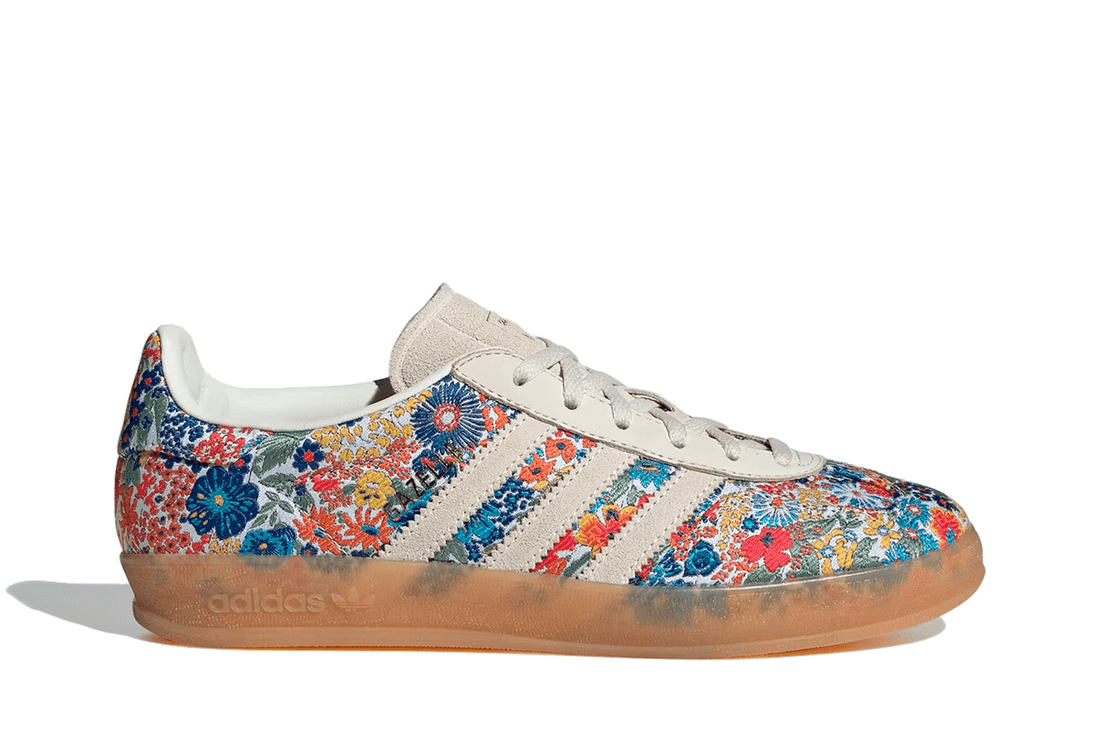 Tênis Adidas Gazelle Indoor Liberty London Floral Embroidery Multi-Color
