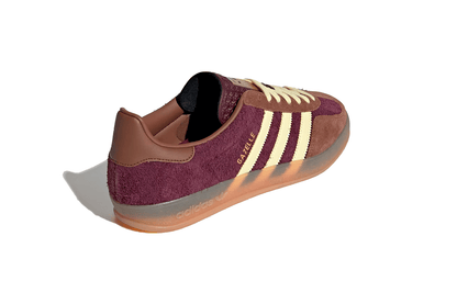 Tênis Adidas Gazelle Indoor Maroon Almost Yellow Marrom