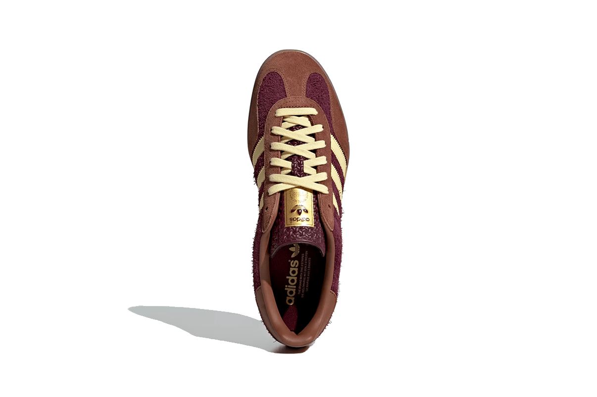 Tênis Adidas Gazelle Indoor Maroon Almost Yellow Marrom