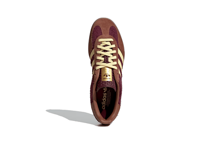 Tênis Adidas Gazelle Indoor Maroon Almost Yellow Marrom