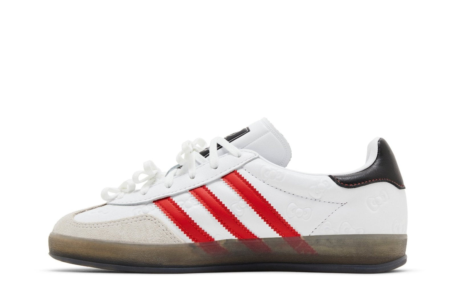 Tênis Adidas Gazelle Indoor x Hello Kitty Anniversary Cloud White Red Branco