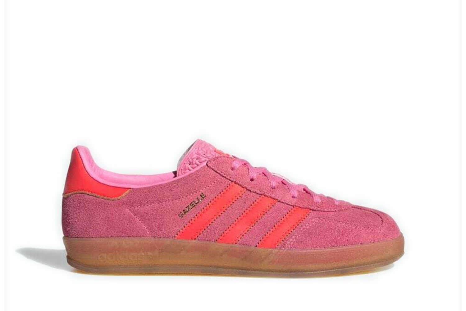 Tênis Adidas Gazelle Indoor Beam Pink Solar Red Rosa
