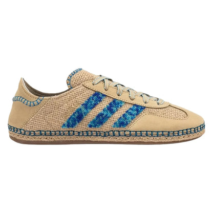 Tênis Adidas Gazelle x CLOT Linen Khaki Light Blue Marrom