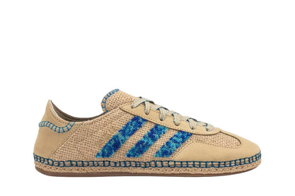 Tênis Adidas Gazelle x CLOT Linen Khaki Light Blue Marrom