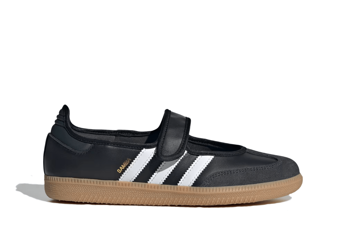 Tênis Adidas Samba Jane Black White Gum Preto