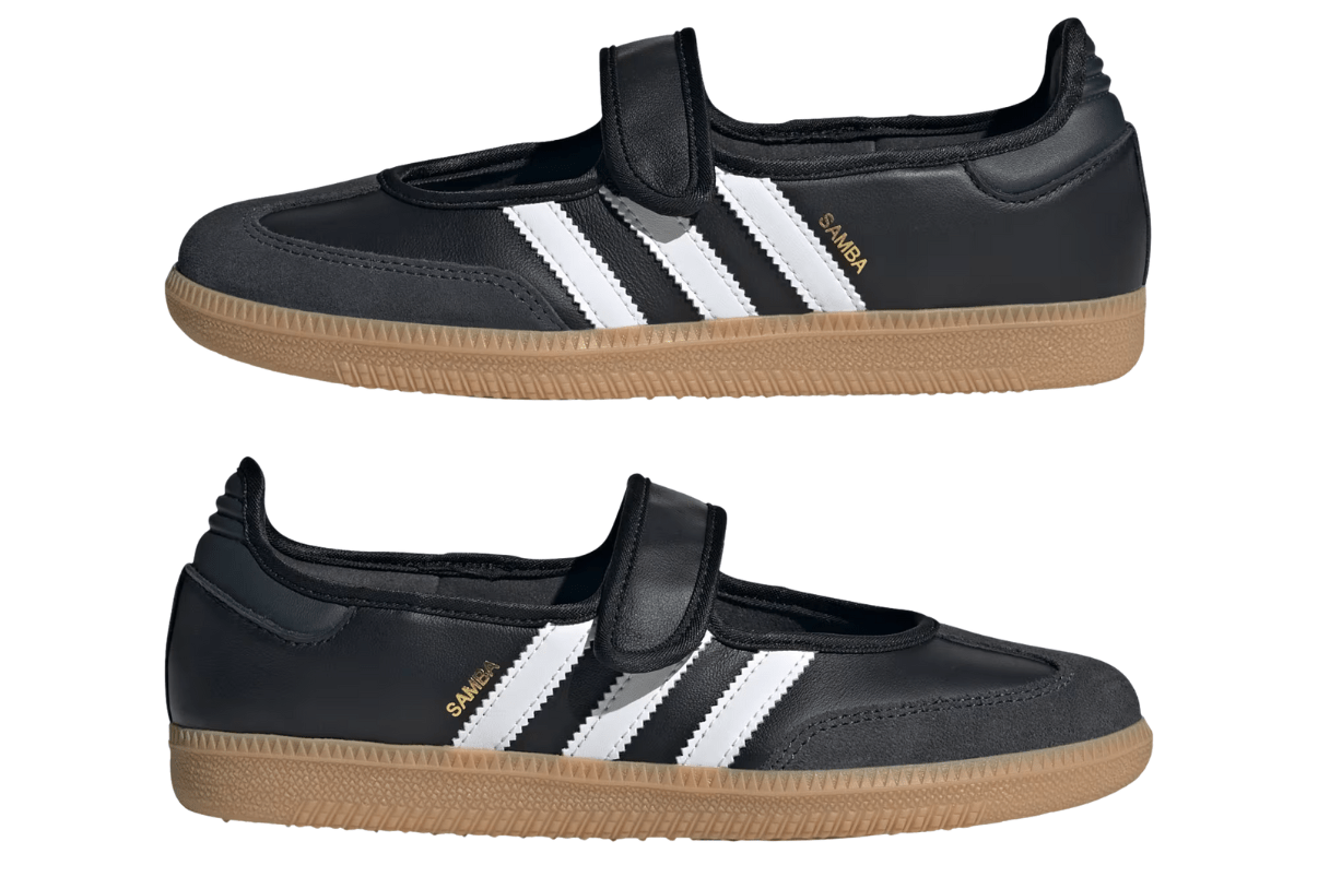 Tênis Adidas Samba Jane Black White Gum Preto
