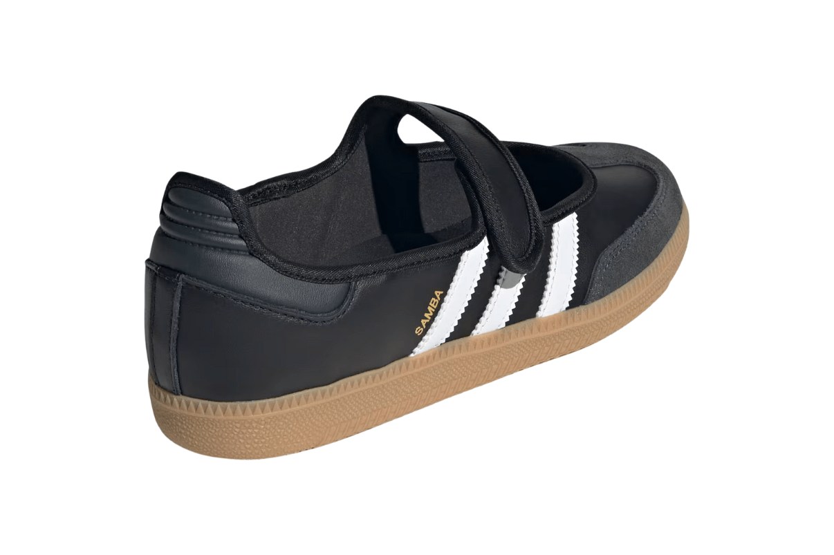 Tênis Adidas Samba Jane Black White Gum Preto