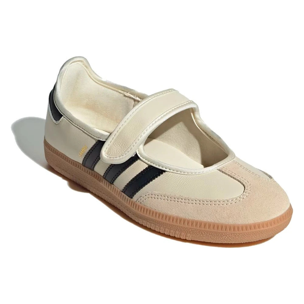 Tênis Adidas Samba Jane Cream Black Gum Bege - foto 3