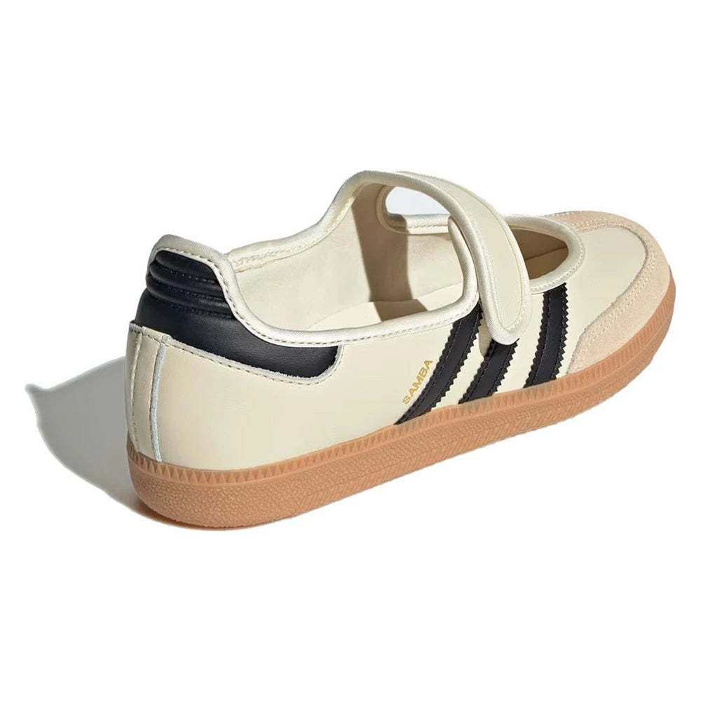 Tênis Adidas Samba Jane Cream Black Gum Bege - foto 4