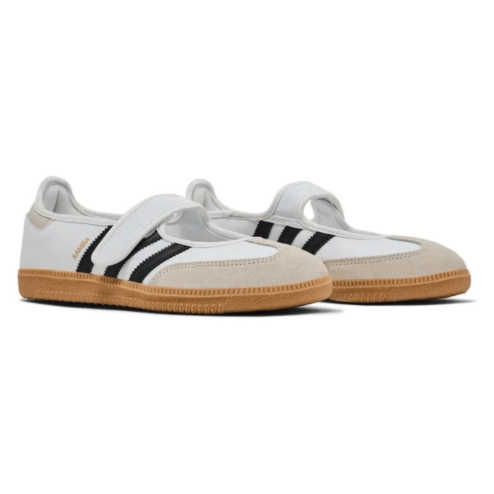 Tênis Adidas Samba Jane White Black Branco - foto 6