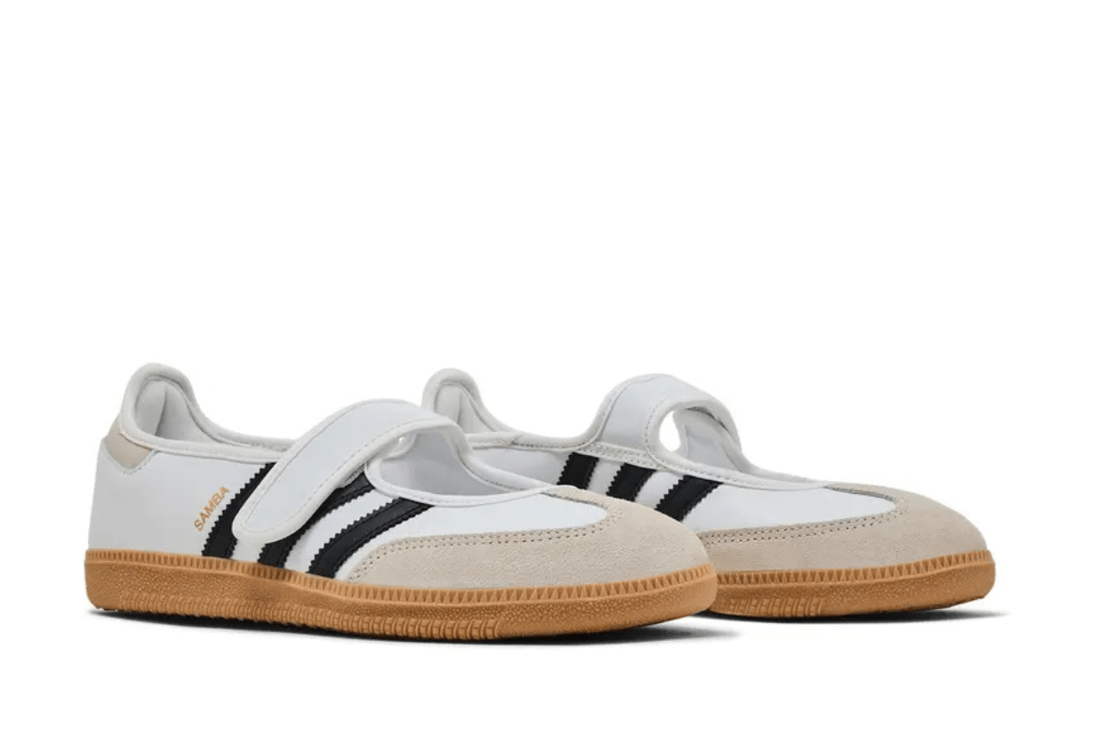 Tênis Adidas Samba Jane White Black Branco