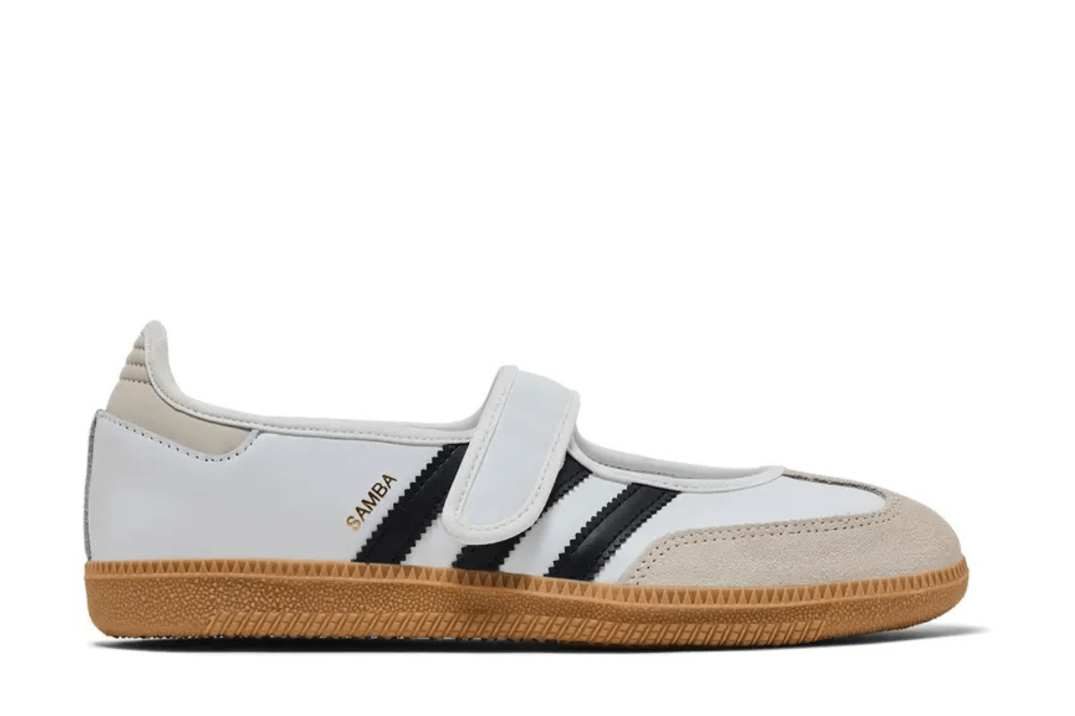 Tênis Adidas Samba Jane White Black Branco
