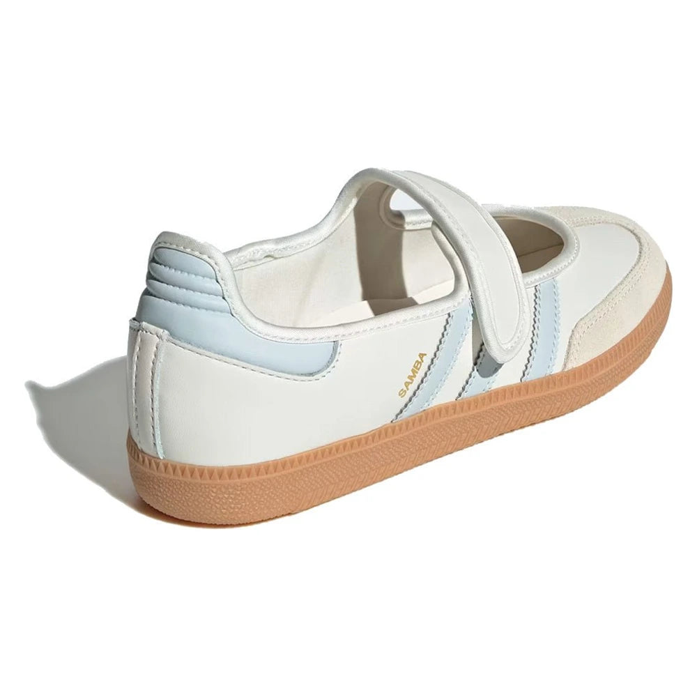 Tênis Adidas Samba Jane White Blue Gum Branco - foto 4