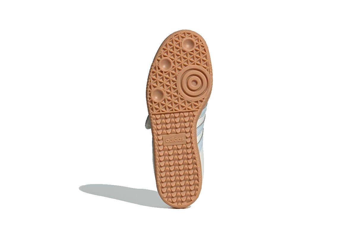 Tênis Adidas Samba Jane White Blue Gum Branco