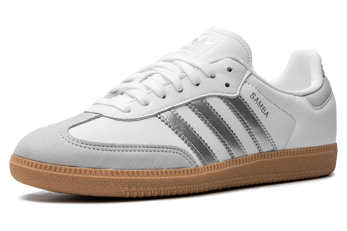 Tênis Adidas Samba OG Cloud White Silver Metallic Branco - foto 4