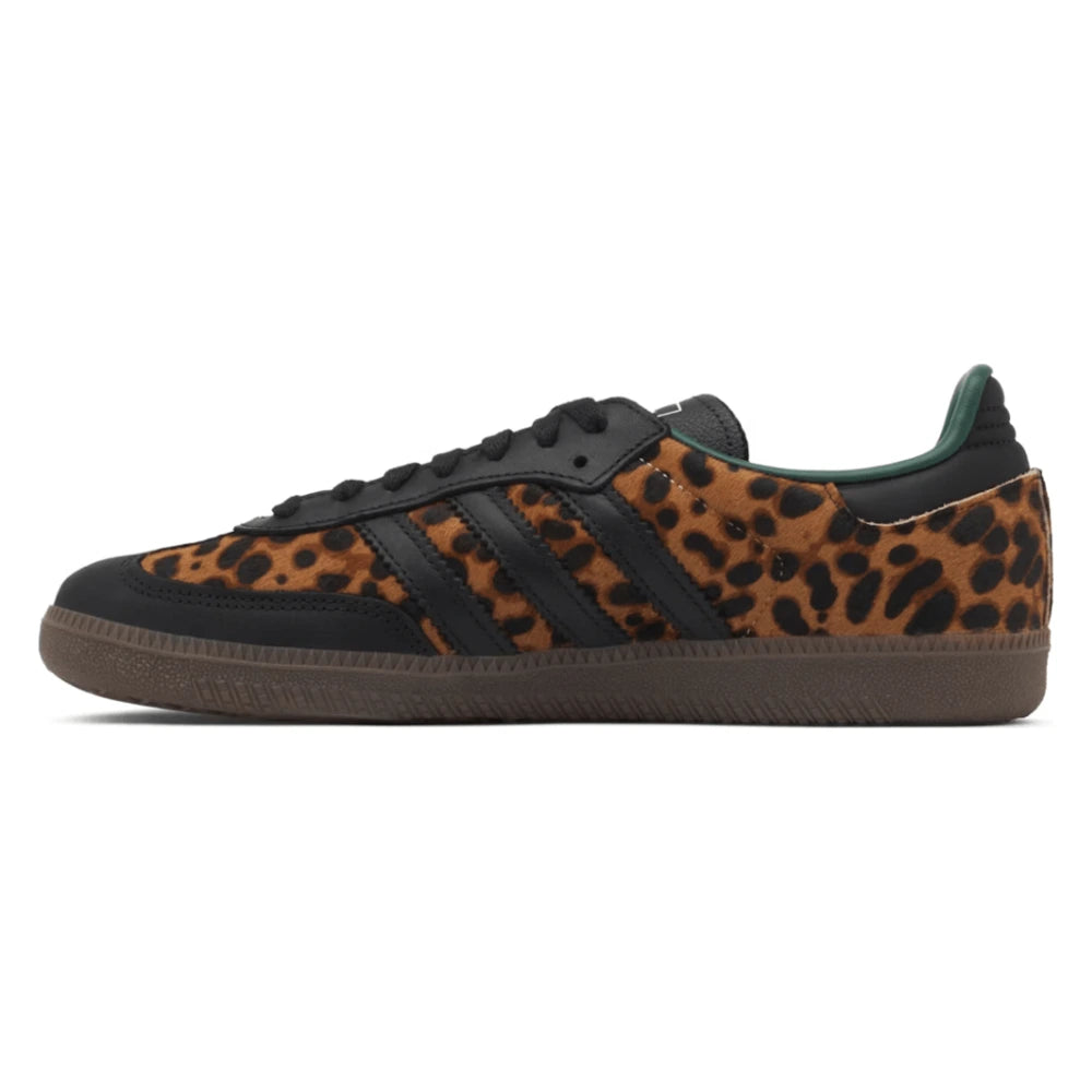 Tênis Adidas Samba OG Collegiate Green Leopard Marrom - foto 2