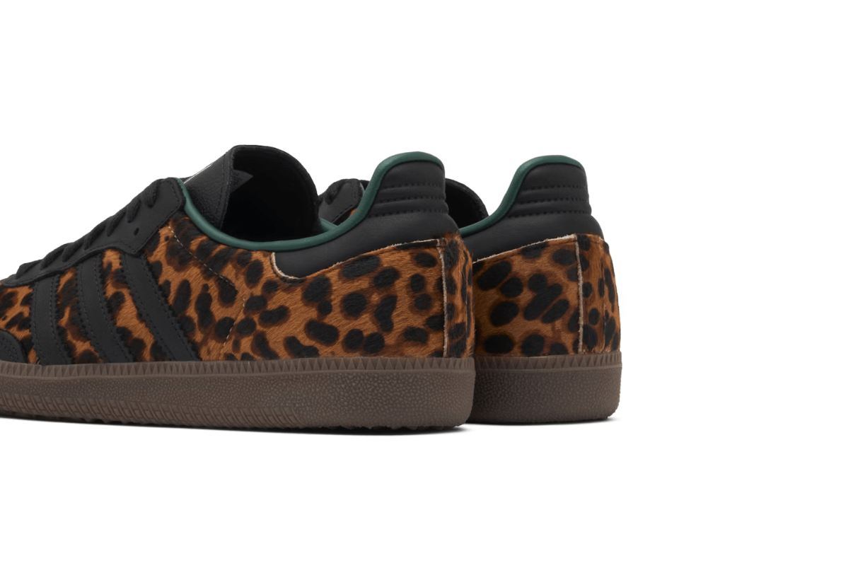 Tênis adidas Samba Og Collegiate Green Leopard Marrom